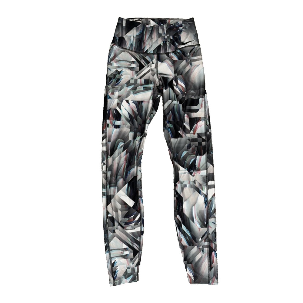 NIKE POWER LEGEND BOTANICAL‎ TRAINING TIGHTS X- SMALL RARE DRI-FIT YOGA PANTS
